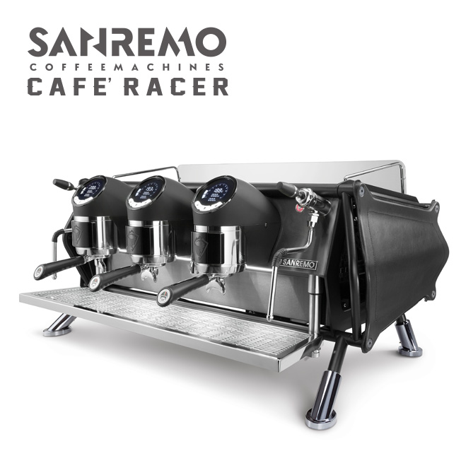 SANREMO CAFE RACER DOLOMITI  三孔營業用咖啡機 ( 皮革版 ) 220V  |【停產】電器產品