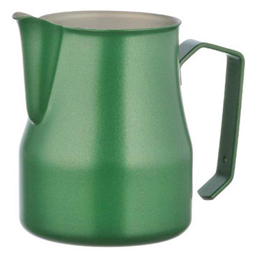 【停產】MOTTA 專業拉花杯 奶泡杯 500ml 綠  |【停產】不鏽鋼製品