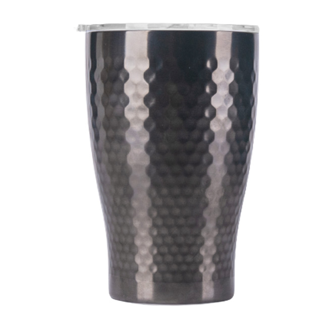 【停產】Tiamo 陶瓷塗層真空保溫錘紋杯 360ml 鈦黑  |【停產】非電器產品