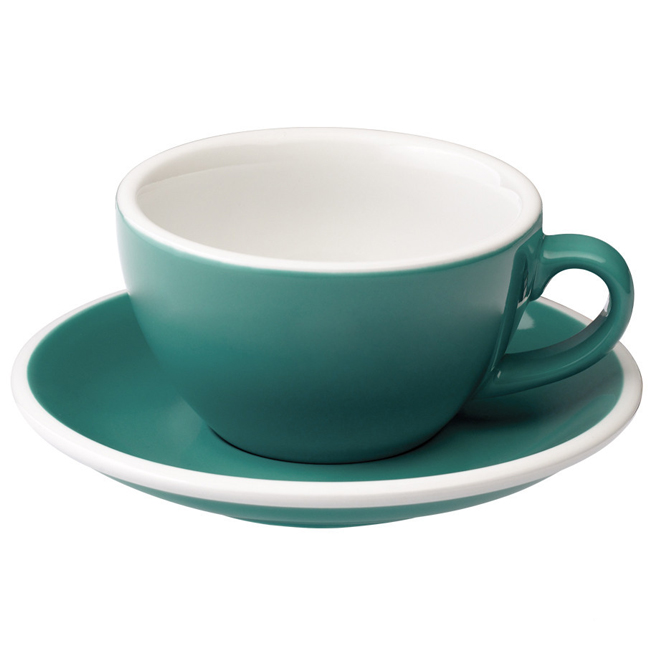 愛陶樂 Egg 150 咖啡杯盤組150cc蒂芬妮藍色 31131136  |瓷器咖啡杯盤組