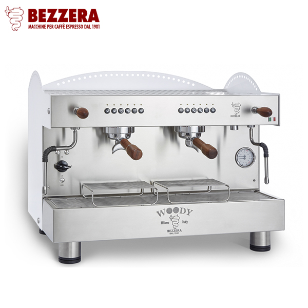 【停產】BEZZERA WOODY DE 雙孔營業機 220V - 白色  |【停產】電器產品