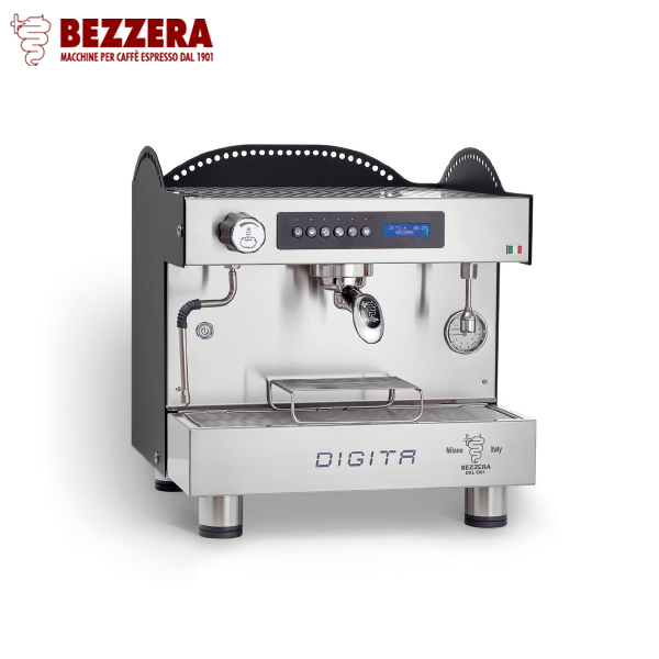 BEZZERA 貝澤拉 DIGITA DE 單孔營業機 霧黑 220V  |BEZZERA 營業用 咖啡機