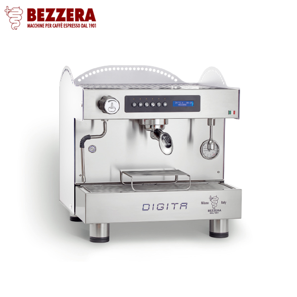 BEZZERA 貝澤拉 DIGITA DE 單孔營業機 白 220V  |BEZZERA 營業用 咖啡機