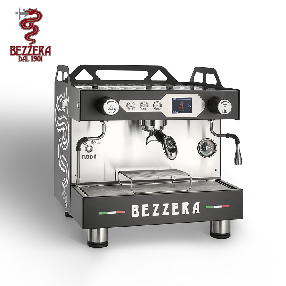 Bezzera 貝澤拉 MODA PID Display 單孔營業機 220V (霧黑色)  |BEZZERA 營業用 咖啡機