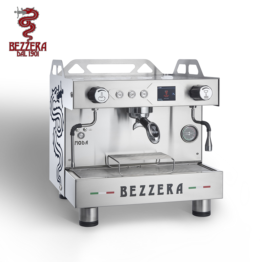 Bezzera 貝澤拉 MODA PID Display 單孔營業機 220V (不銹鋼色)  |BEZZERA 營業用 咖啡機