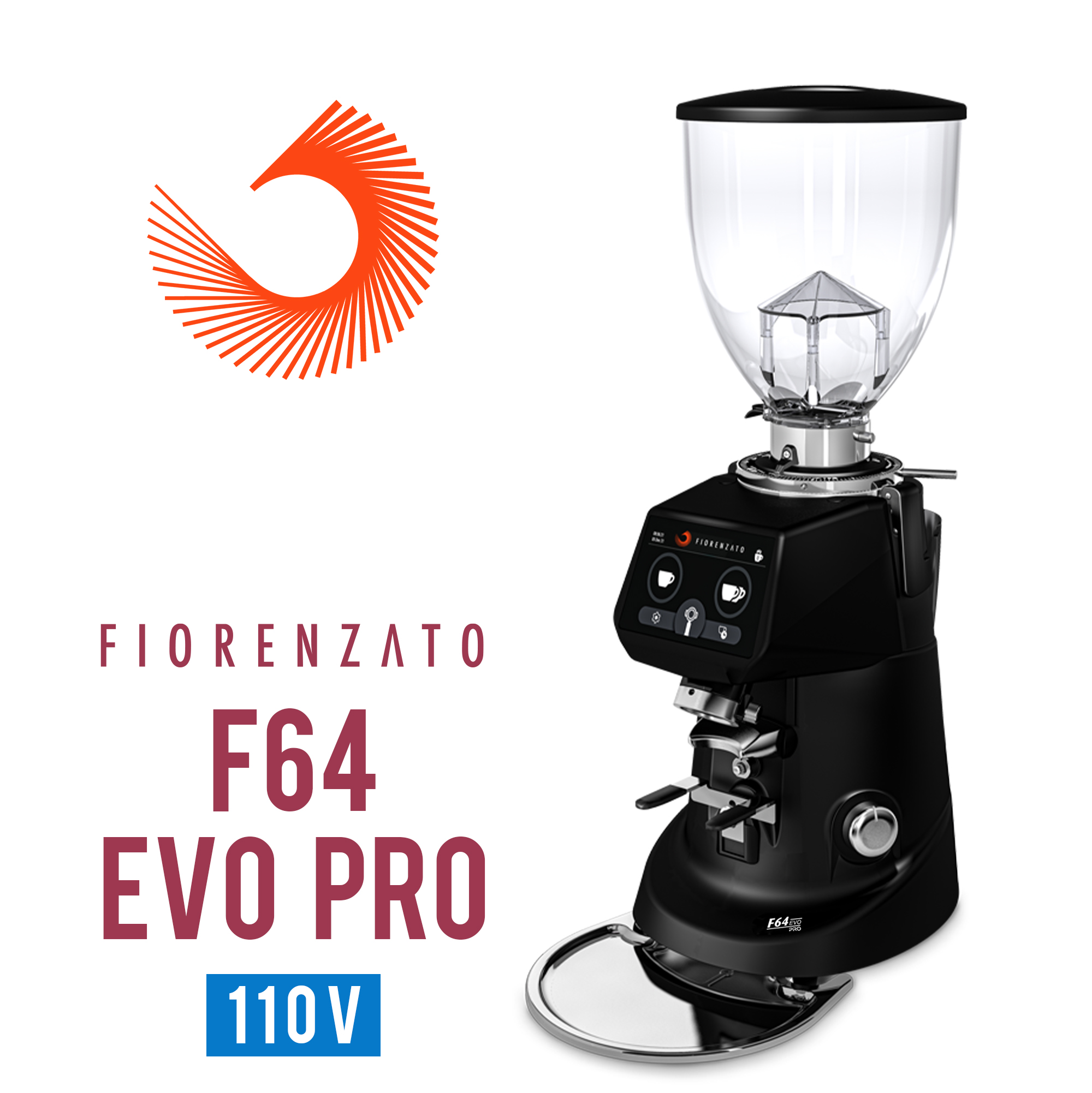 Fiorenzato F64 EVO PRO 營業用磨豆機110V 霧黑 