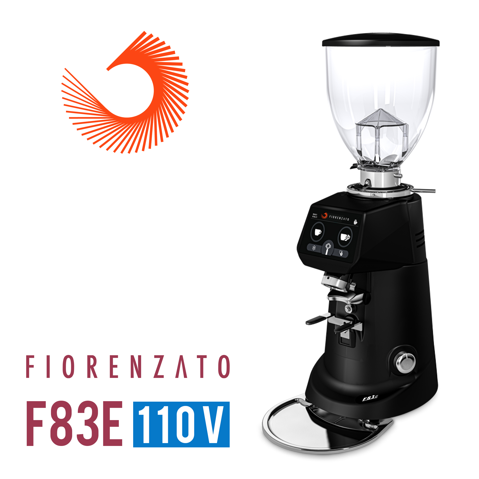 Fiorenzato F83E 磨豆機110V-霧黑  |營業級磨豆機