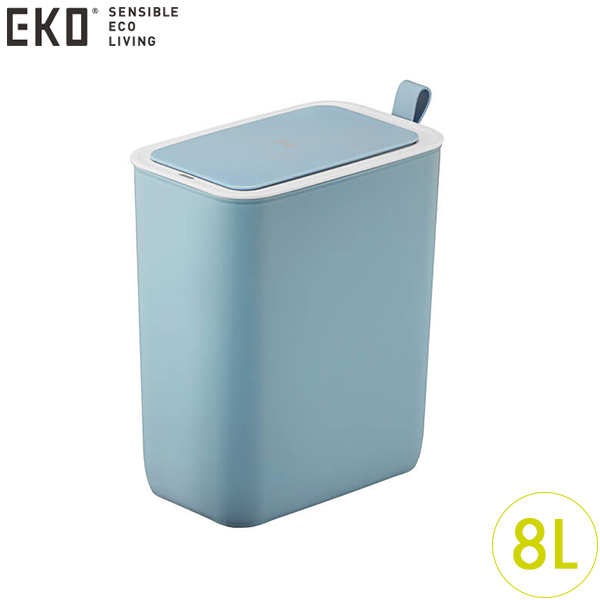 防疫免接觸！EKO 莫蘭 智能感應環境桶 8L 藍 IX6287P-BU-8L  |【停產】非電器產品