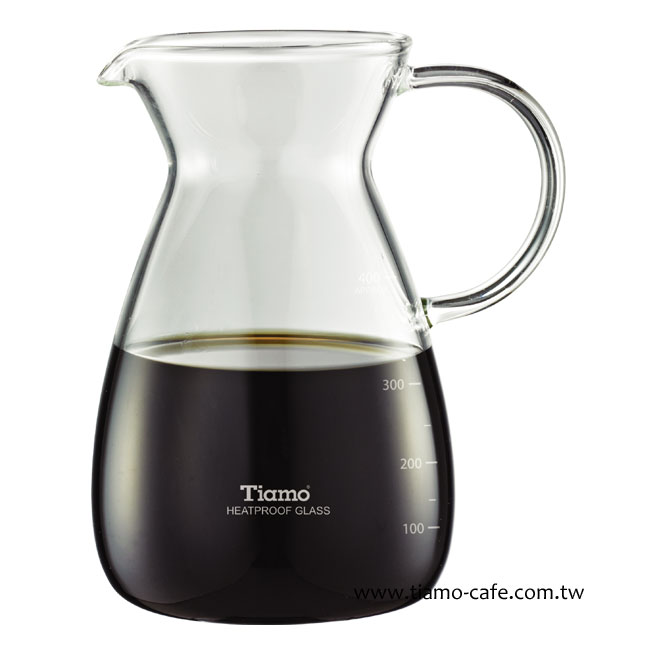 Tiamo IF0047水壺 400ml 通過SGS  |玻璃咖啡壺