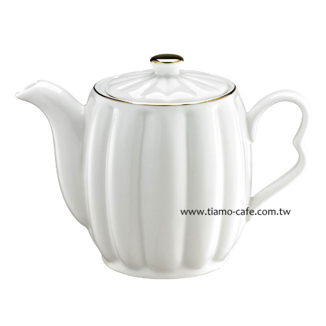 TIAMO 皇家描金咖啡壺 花茶壺 500cc  |玻璃花茶壺 / 泡茶器具