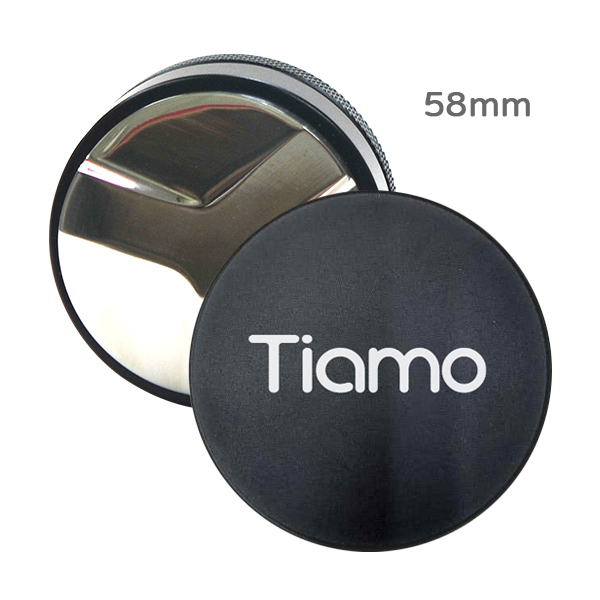 【停產】Tiamo三漿佈粉器58mm 黑  |【停產】不鏽鋼製品