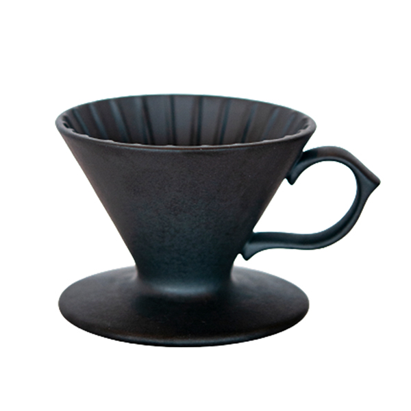 Tiamo 原礦手作濾杯V01 - 石墨黑  |錐型咖啡濾杯 / 濾紙