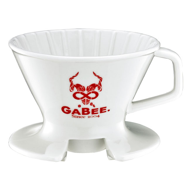 GABEE. V01陶瓷咖啡濾器組  1-2人份(紅)  |錐型咖啡濾杯 / 濾紙