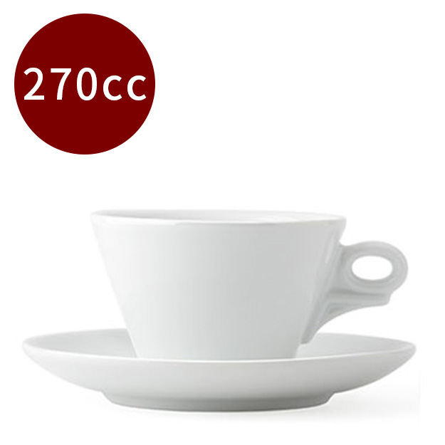 d'ANCAP Giotto 28967 白胚 拿鐵杯 270cc 單客  |瓷器咖啡杯盤組