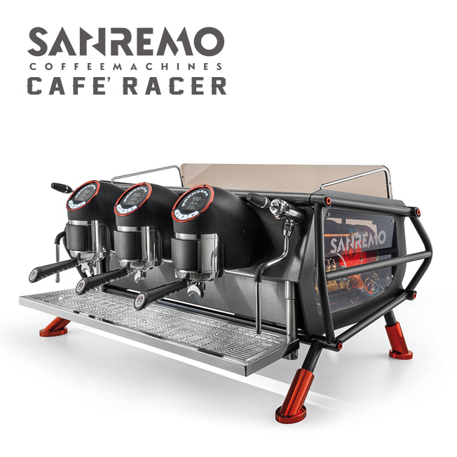 SANREMO CAFE RACER NAKED 三孔營業用咖啡機 ( 透視版 ) 220V  |SANREMO 咖啡機