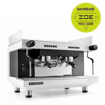 SANREMO  Zoe SED  雙孔營業機 220V (白黑) 標準版  |【停產】電器產品