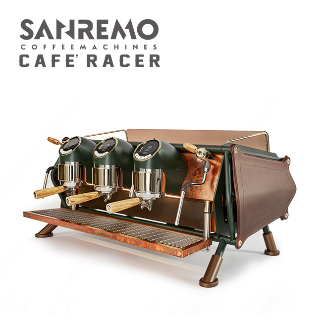 SANREMO CAFE RACER RENEGADE  三孔營業用咖啡機 ( 皮革版 ) 220V  |【停產】電器產品